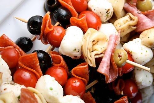 Antipasto Skewers - Hungry Healthy Happy