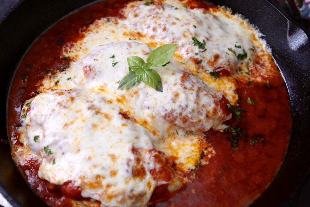 Healthier Chicken Parmesan